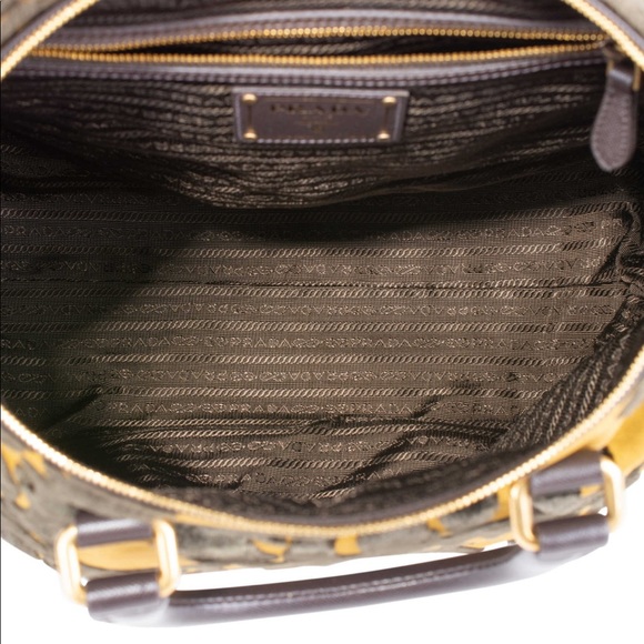 Prada Velluto leather and velvet jacquard purse - Picture 4 of 16